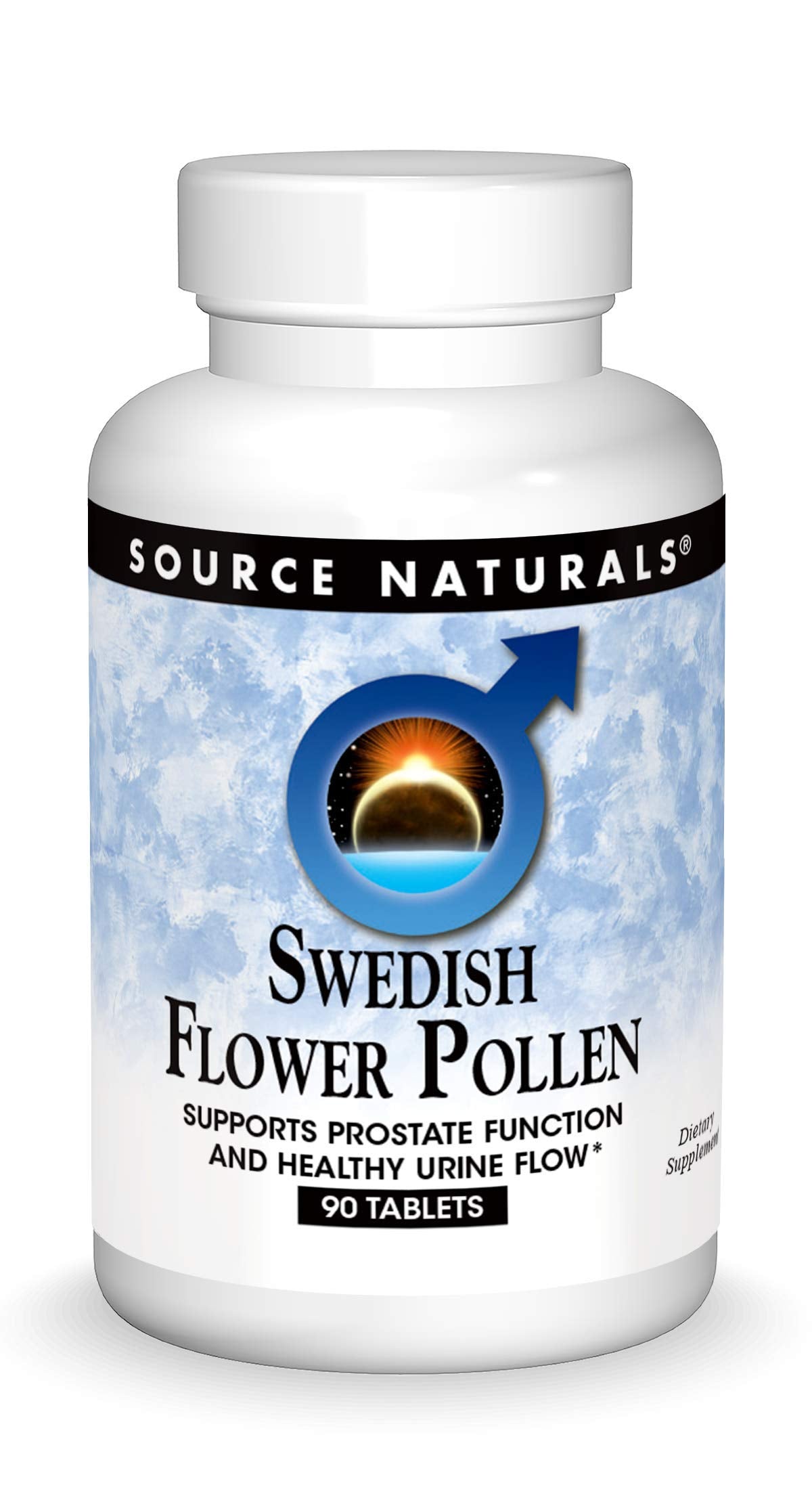 Bottle of Source Naturals Swedish Flower Pollen label