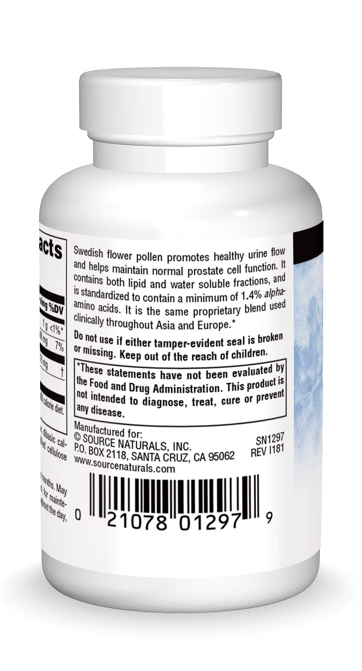 90-tablet bottle front view