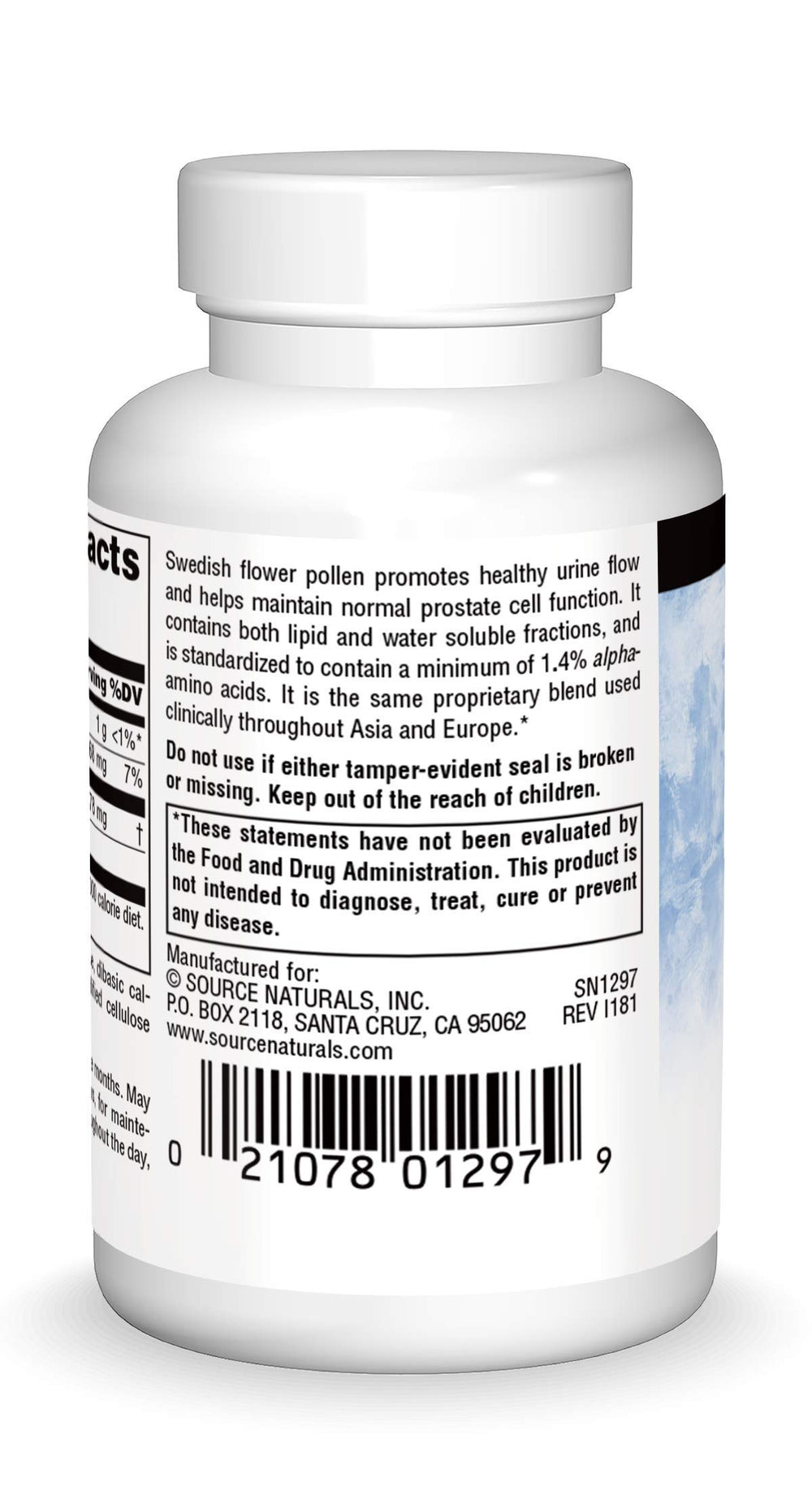 90-tablet bottle front view