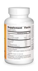 Supplement facts panel for Source Naturals Systemic C 500mg