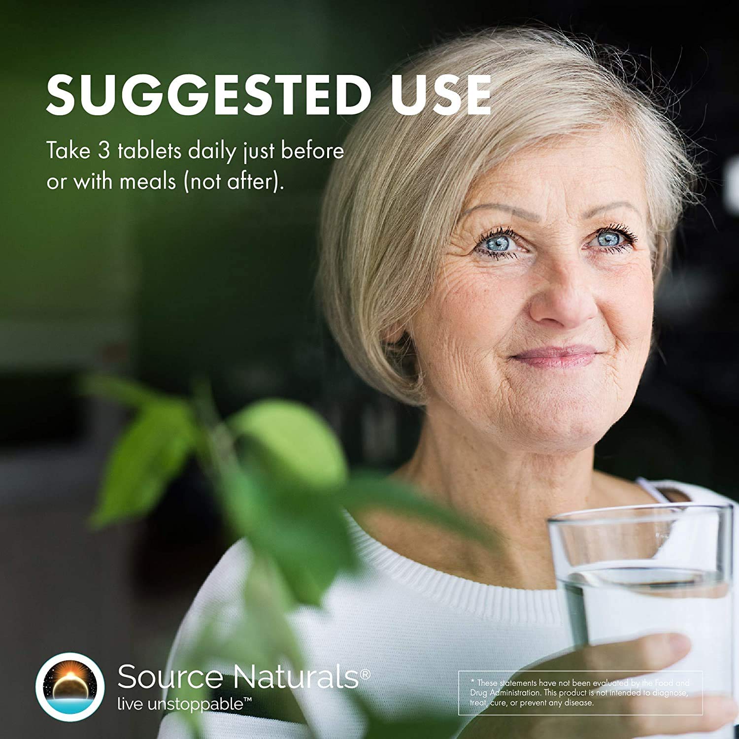 Source Naturals branding highlighting 40+ years of trust