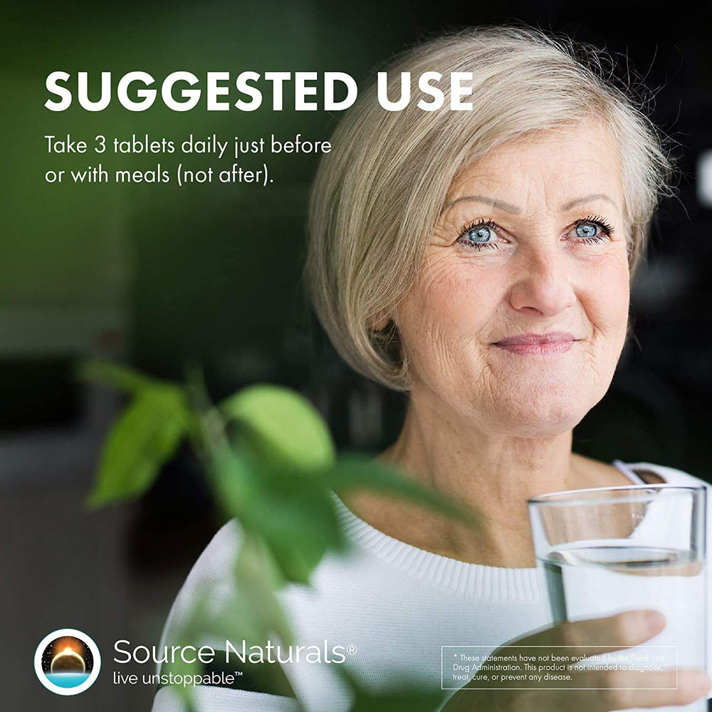 Source Naturals branding highlighting 40+ years of trust
