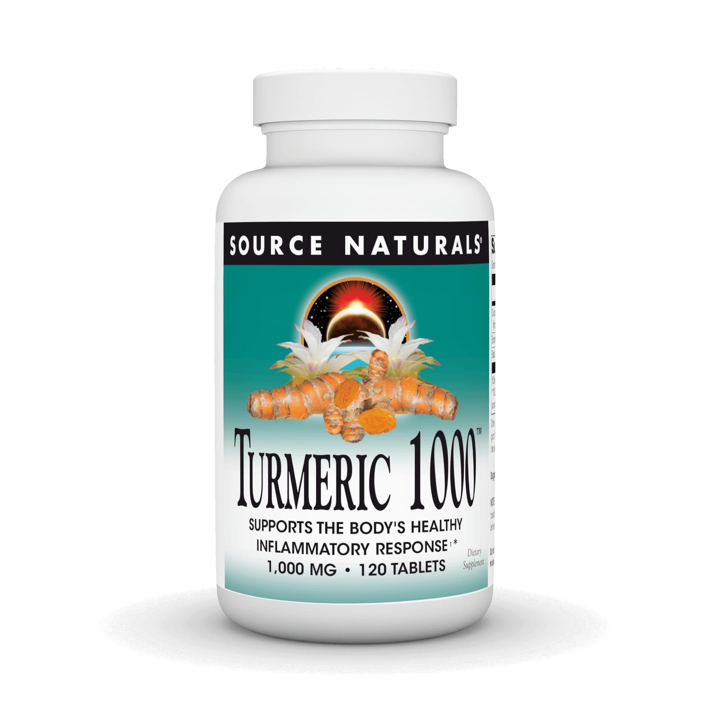 Source Naturals Turmeric 1000 bottle label