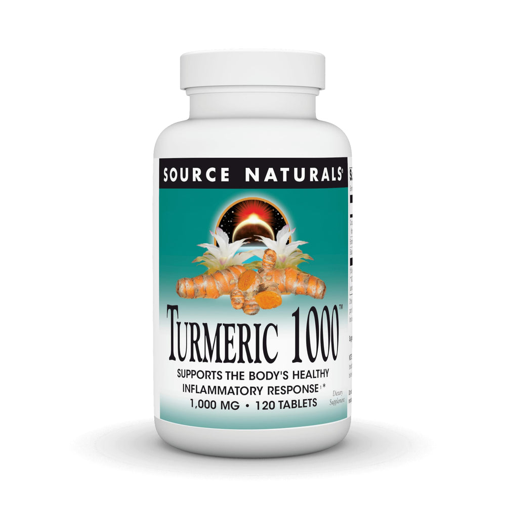 Source Naturals Turmeric 1000 bottle label