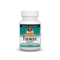 Bottle of Source Naturals Turmeric Extract 50 tablets