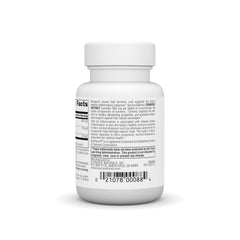 Nutrition facts panel for Source Naturals Turmeric Extract