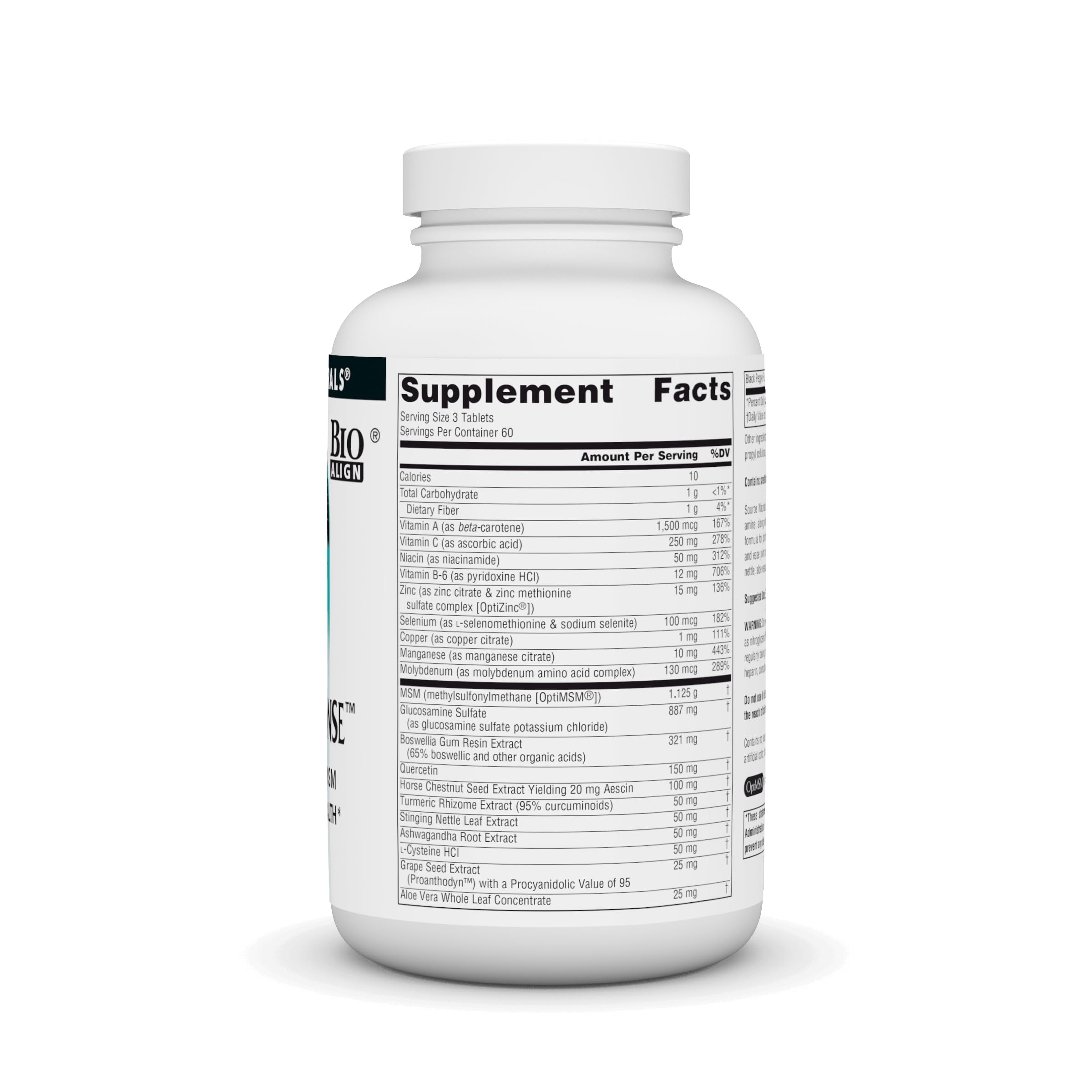 Glucosamine and MSM tablets for joint health