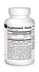 Front view of Source Naturals Vitamin B-1 Thiamin 100 mg 250 tablets