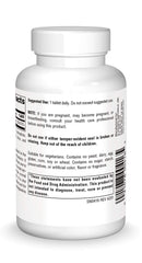 Front label of Source Naturals Vitamin B-6 500 mg bottle