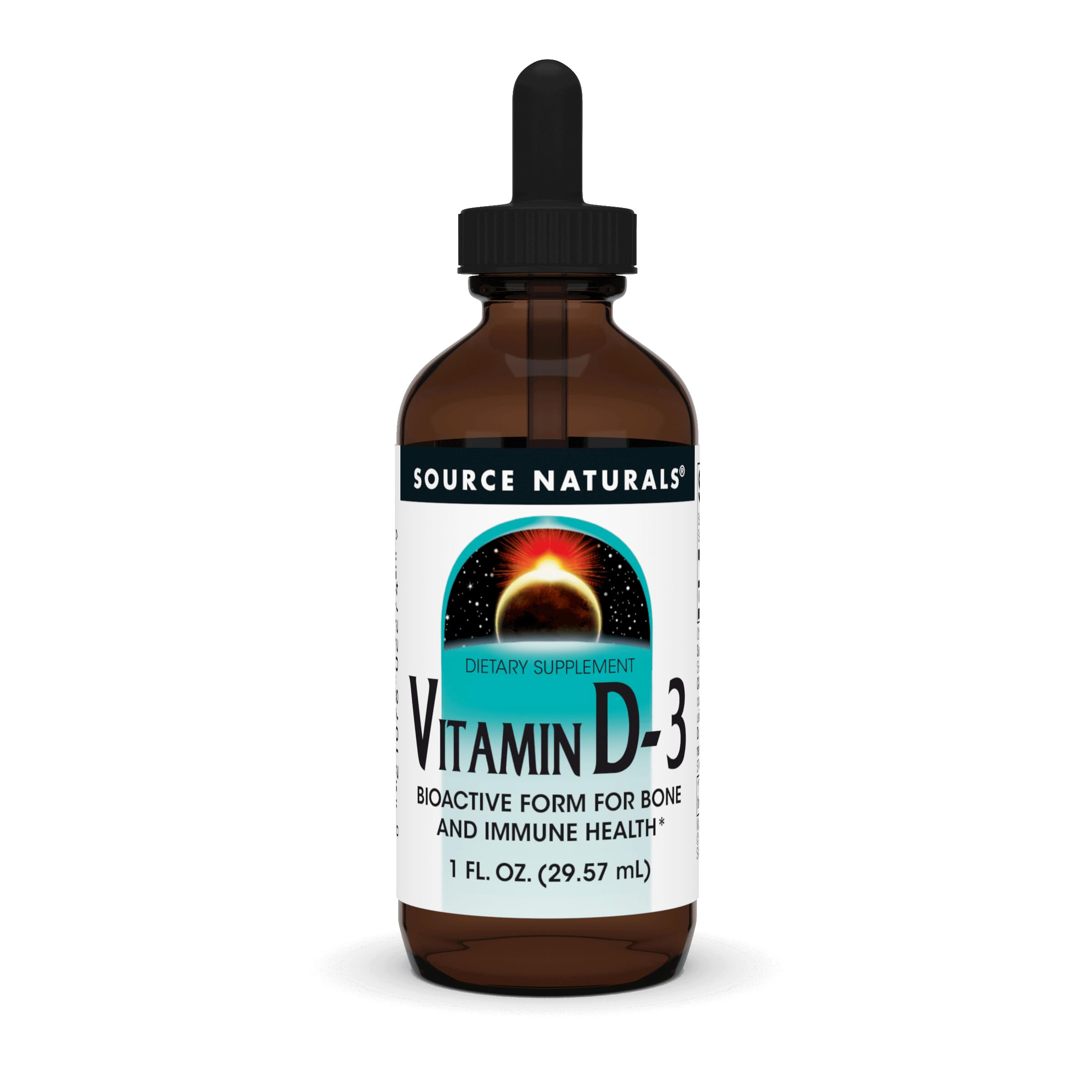 Source Naturals Vitamin D-3 Liquid Drops bottle front