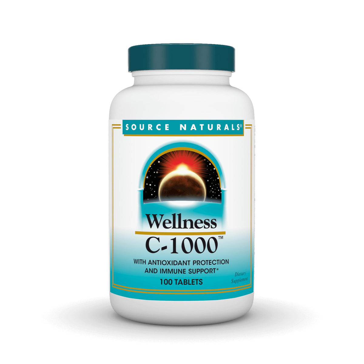 Source Naturals Wellness C-1000 bottle label with immune support