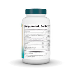Close-up of vitamin C and nutrients on the label