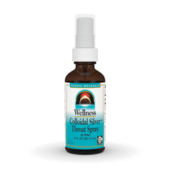 Source Naturals Wellness Colloidal Silver Throat Spray bottle 2 oz