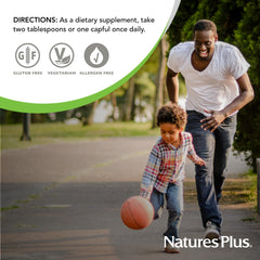 Nutrition facts and serving size for Source of Life RED 30 oz