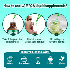 Dropper releasing liquid drops from the bottle