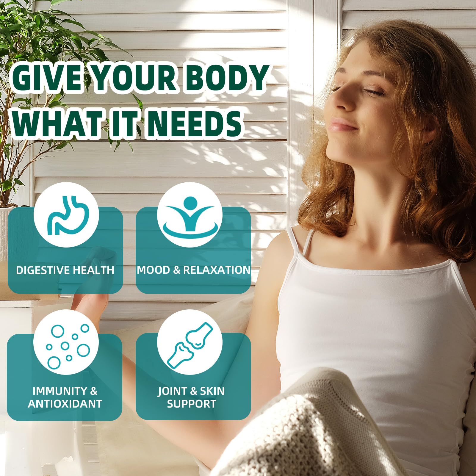 Vegan, Non-GMO, Sugar-Free labeling on bottle