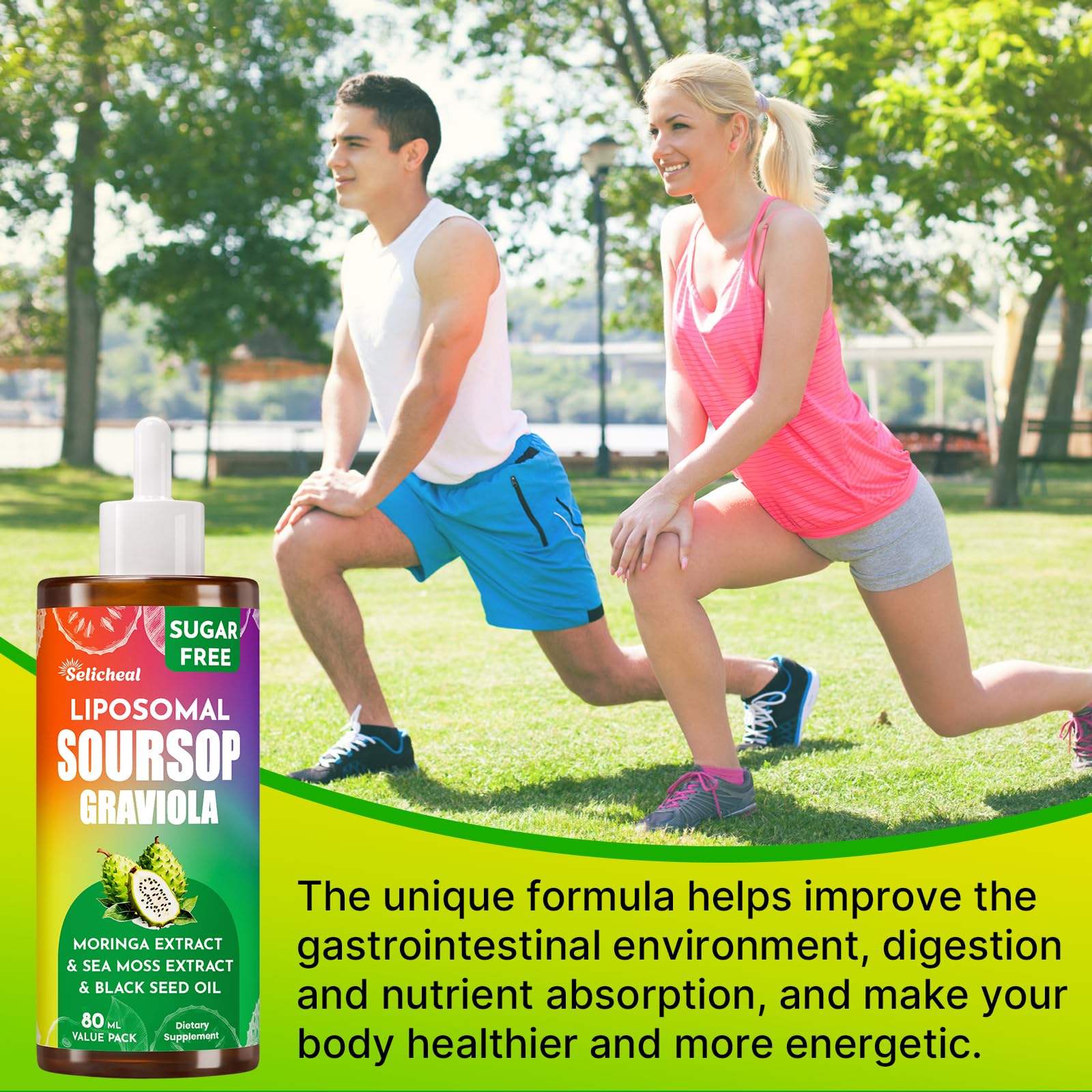 80 days supply label on bottle with 2.8 fl oz size