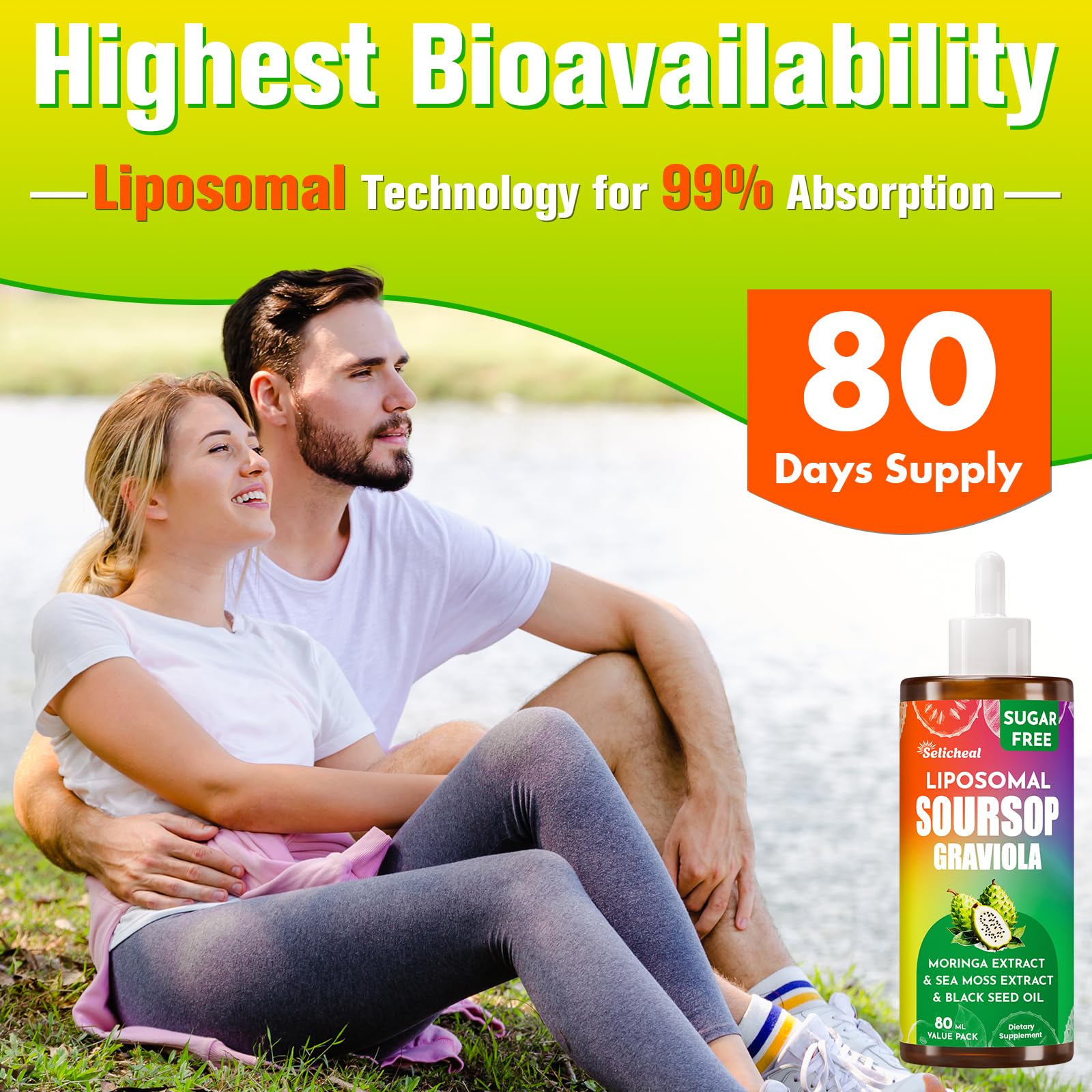 Graphic of liposomal encapsulation technology for maximum absorption
