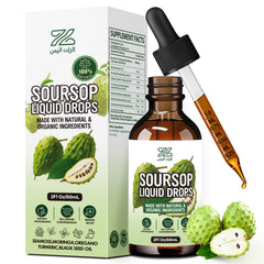 Hero image of Soursop Liquid Drops bottle
