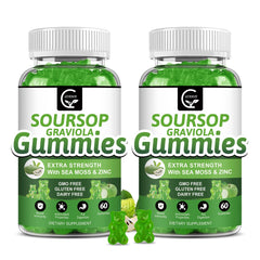 2-pack box front view of Soursop Graviola Gummies