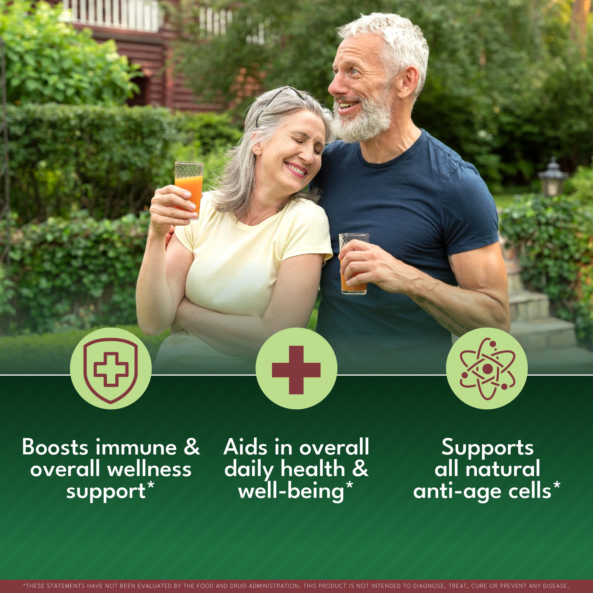 Turmeric, apricot, quercetin and greens blend close-up