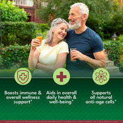 Turmeric, apricot, quercetin and greens blend close-up