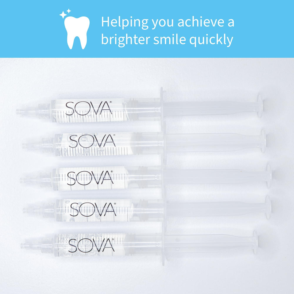 SOVA White packaging with 35% carbamide peroxide label