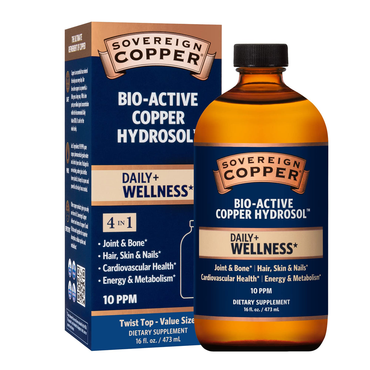 Hero image of Sovereign Bio-Active Copper Hydrosol bottle (16 oz)