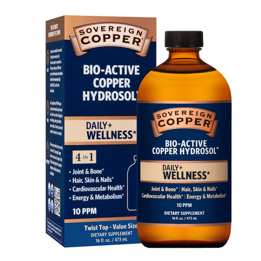 Hero image of Sovereign Bio-Active Copper Hydrosol bottle (16 oz)