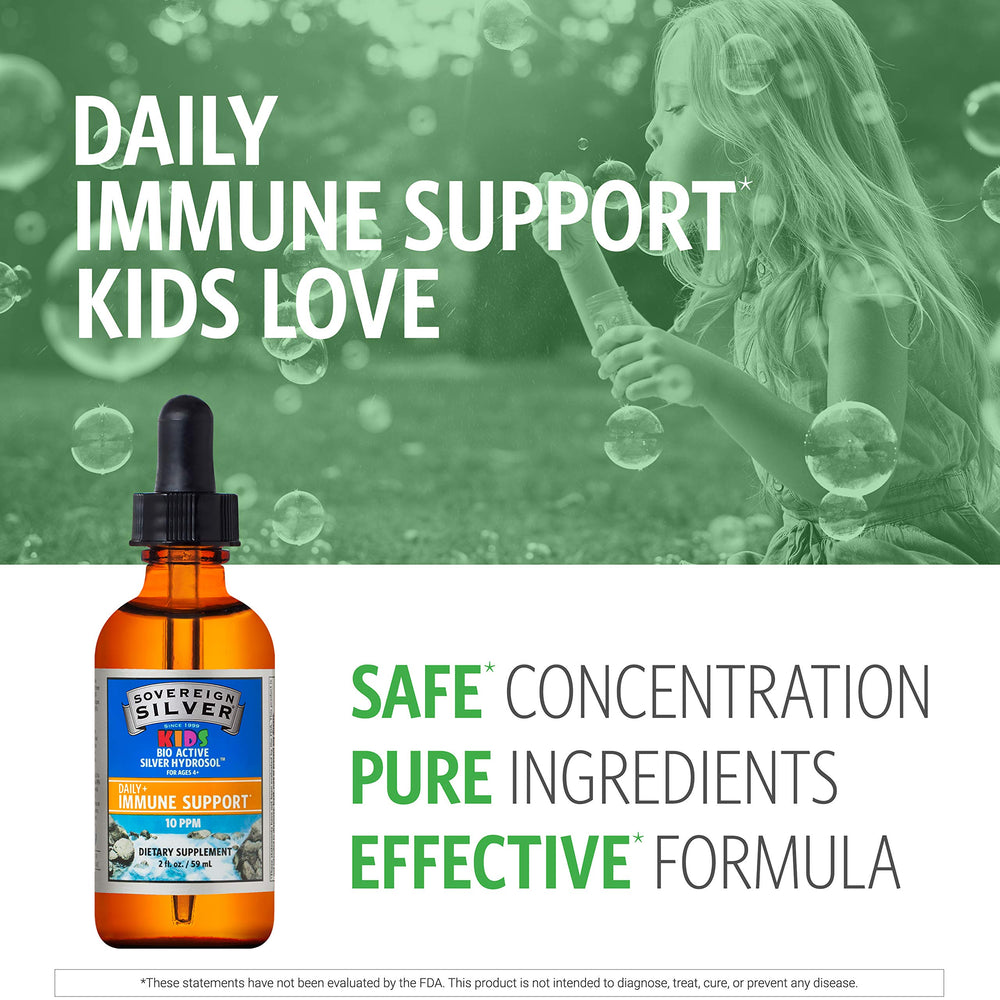 Child-safe dropper dosing for immune support