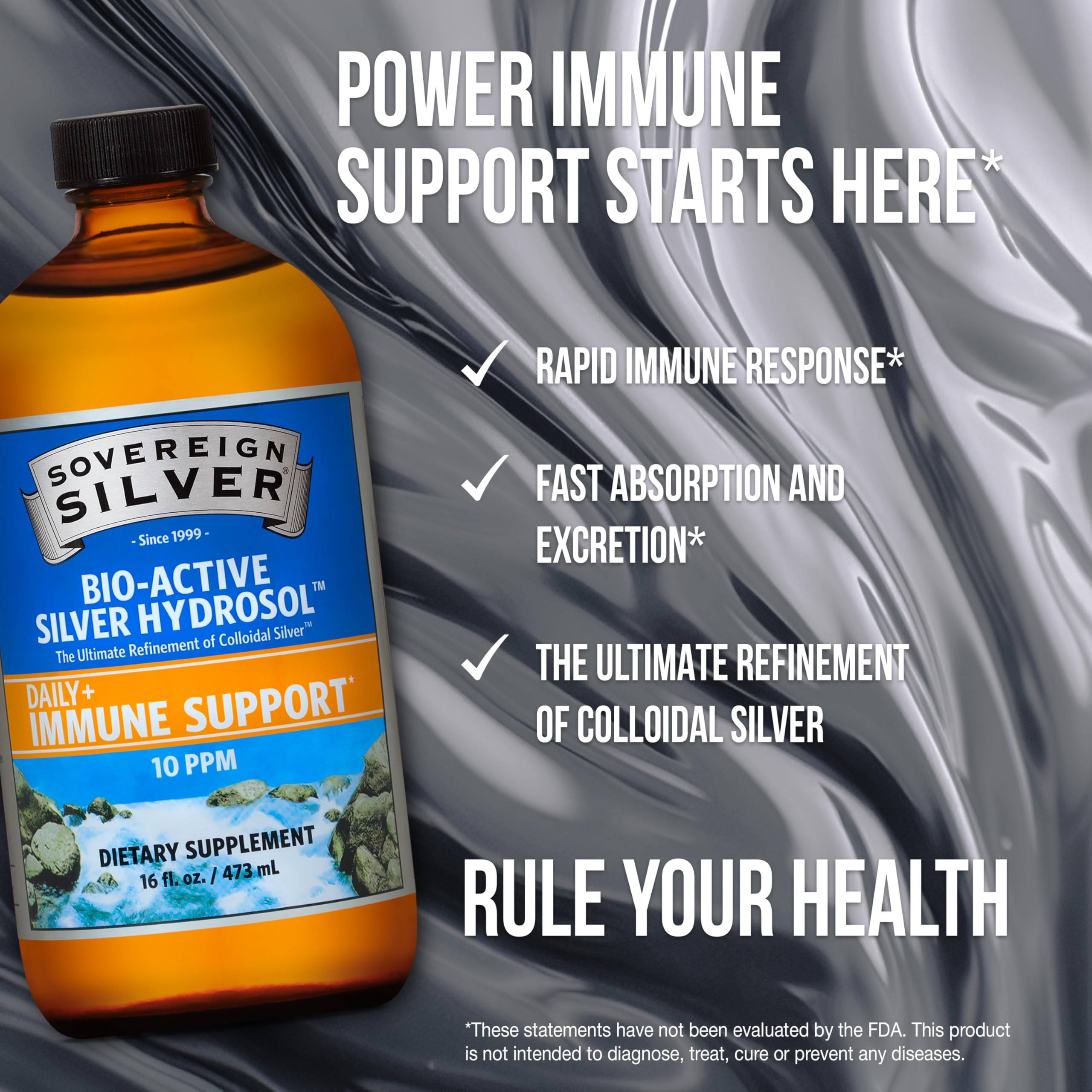 Sovereign Silver lab credentials indicate NSF and NASC GMP certification