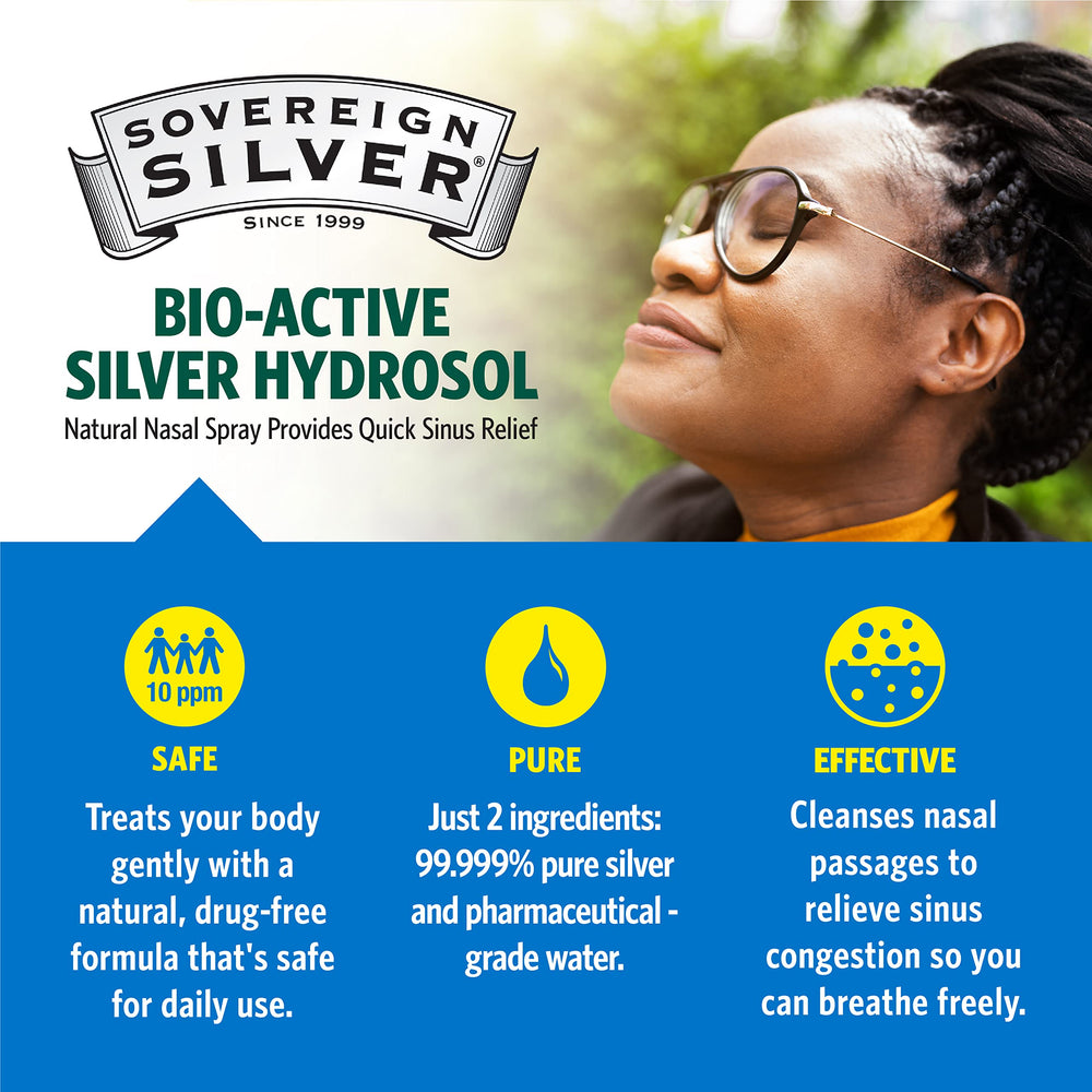 Ingredients: silver and pharmaceutical-grade water