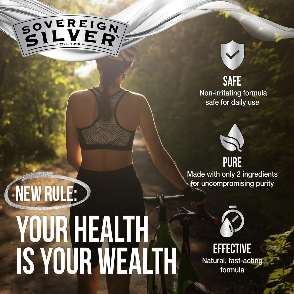 Sovereign Silver nasal spray mist application ready for daily use for nasal comfort