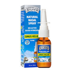 Sovereign Silver natural nasal spray bottle with smooth mist for easier breathing