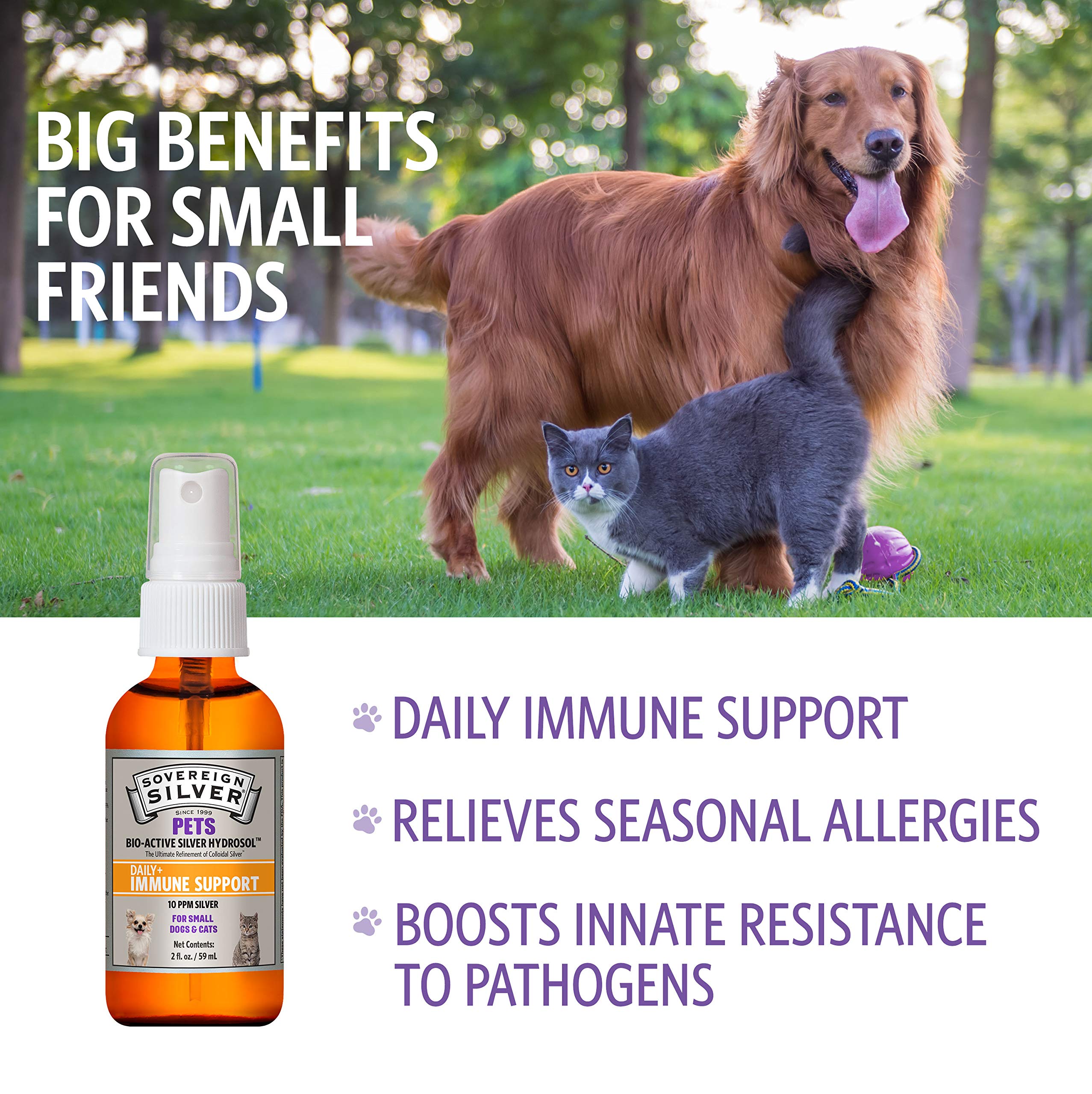 Close-up of the fine mist spray nozzle for pets
