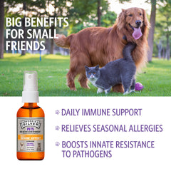 Close-up of the fine mist spray nozzle for pets