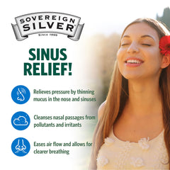 Sovereign Silver safety cap and design enable easy, controlled dosing