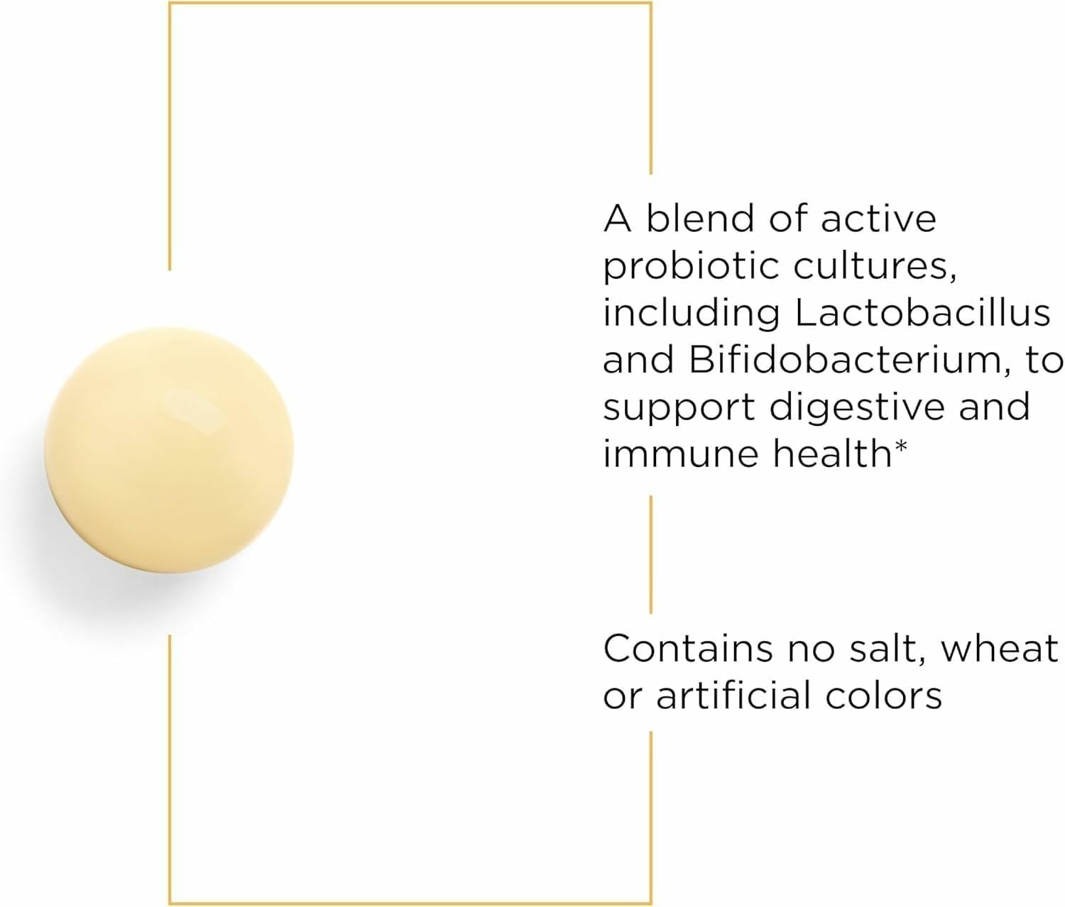 Soy-free and wheat-free probiotic formula information