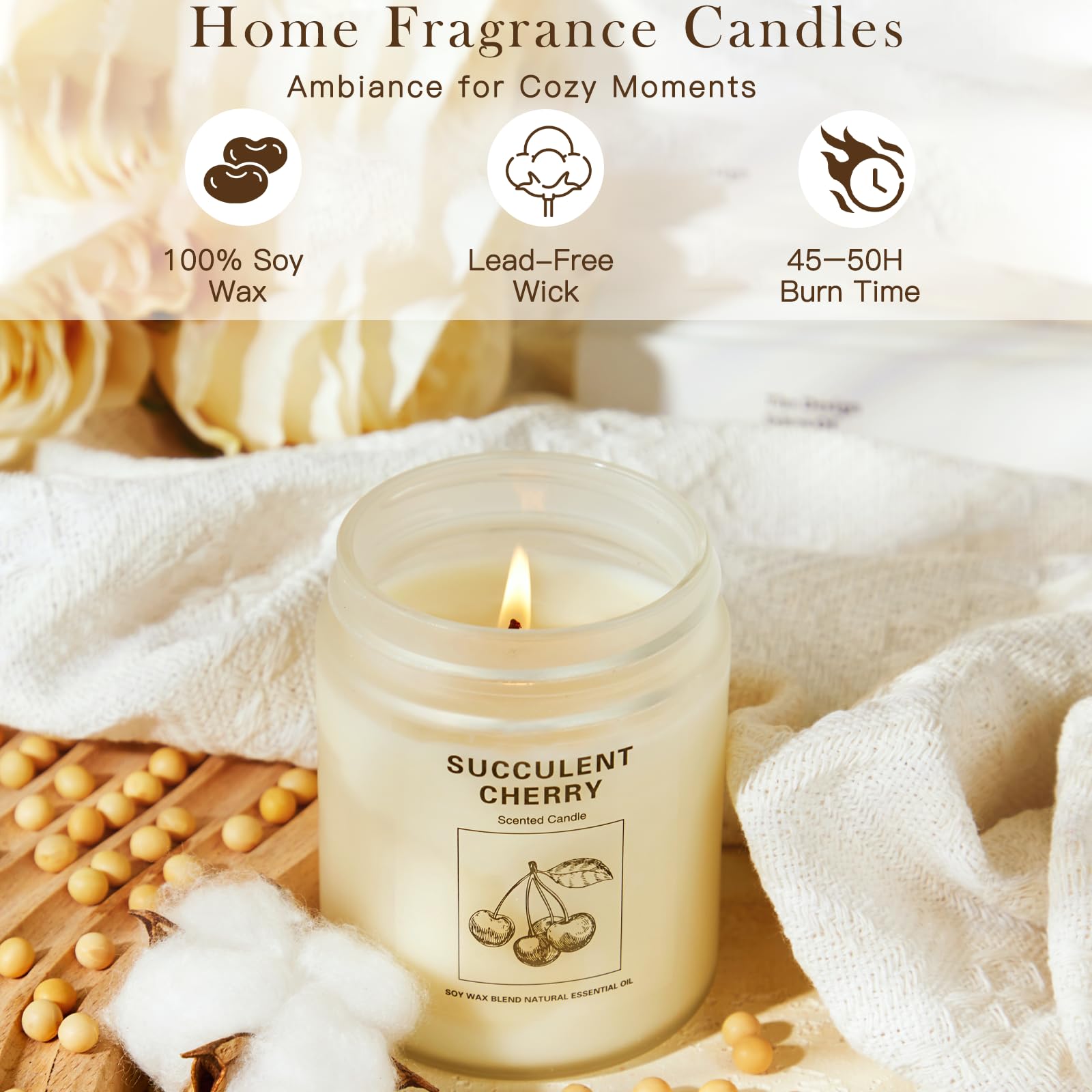 Orange & Ginger with Vanilla scented candle