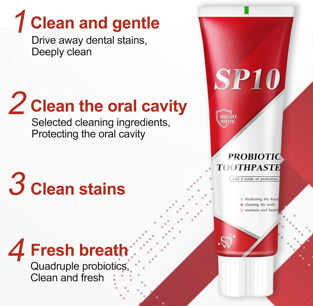 4.23oz SP-10 whitening toothpaste tube
