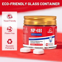Chew and rinse usage of SP-6 toothpaste tablets