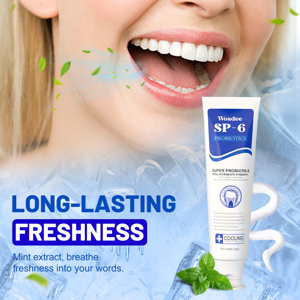 Cooling peppermint formula for long-lasting fresh breath