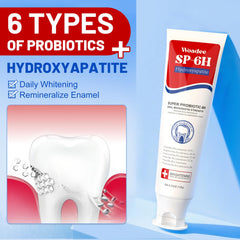 Hydroxyapatite enamel remineralization component for SP-6 set