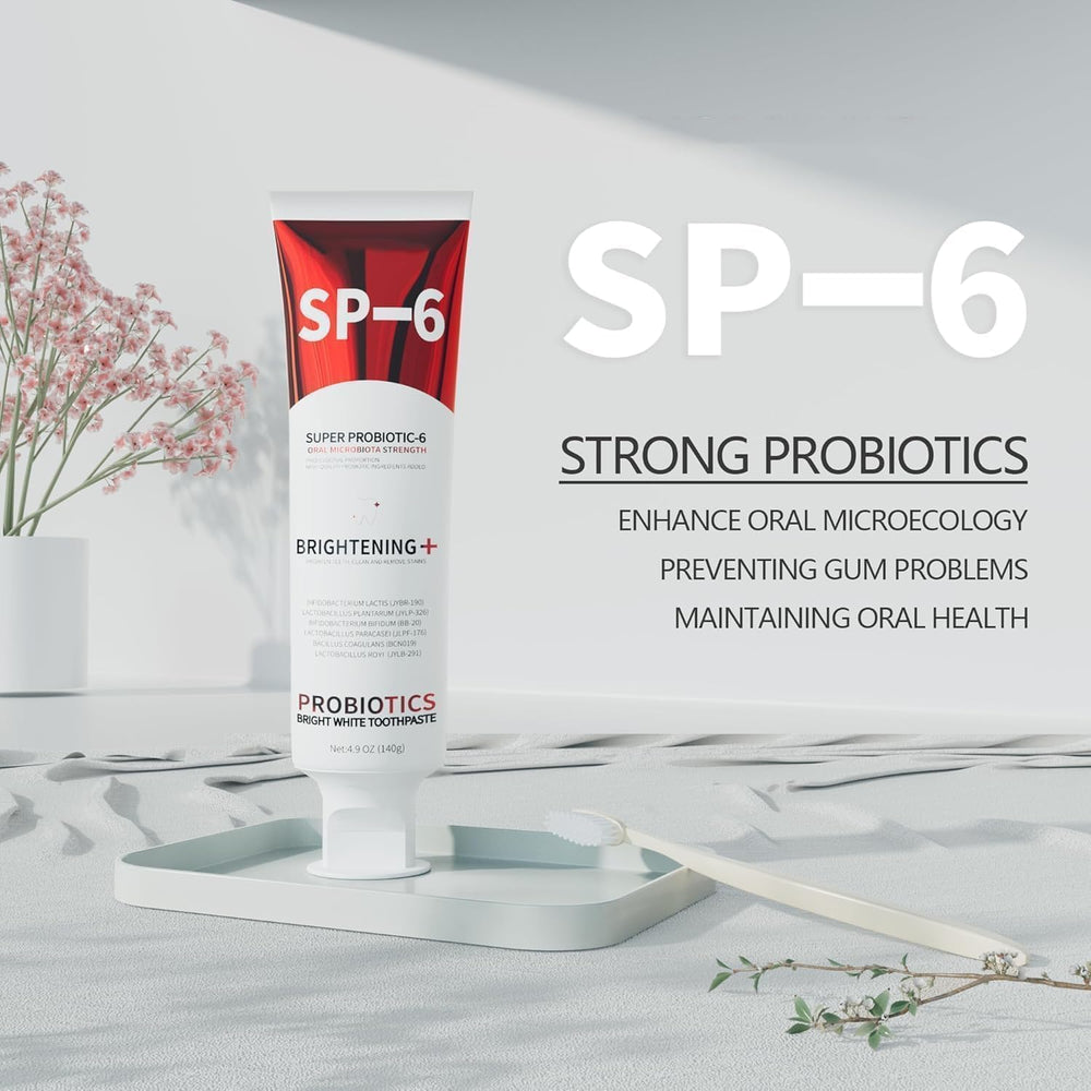 Enamel-safe whitening with natural mint flavor of SP-6
