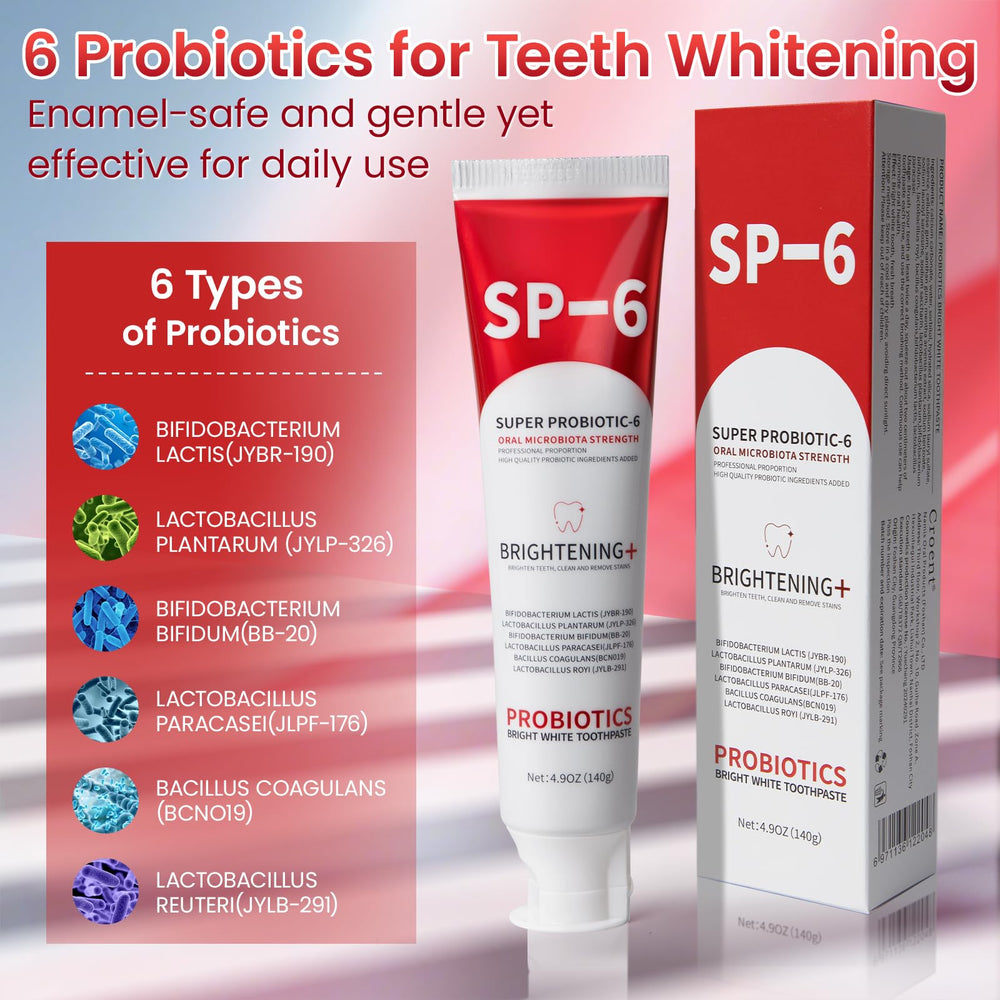Packaging showing fluoride-free and enamel-safe claims