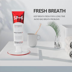 SP-6 Probiotic Whitening Toothpaste tube
