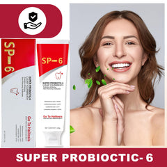 SP-6 toothpaste box with product label and branding