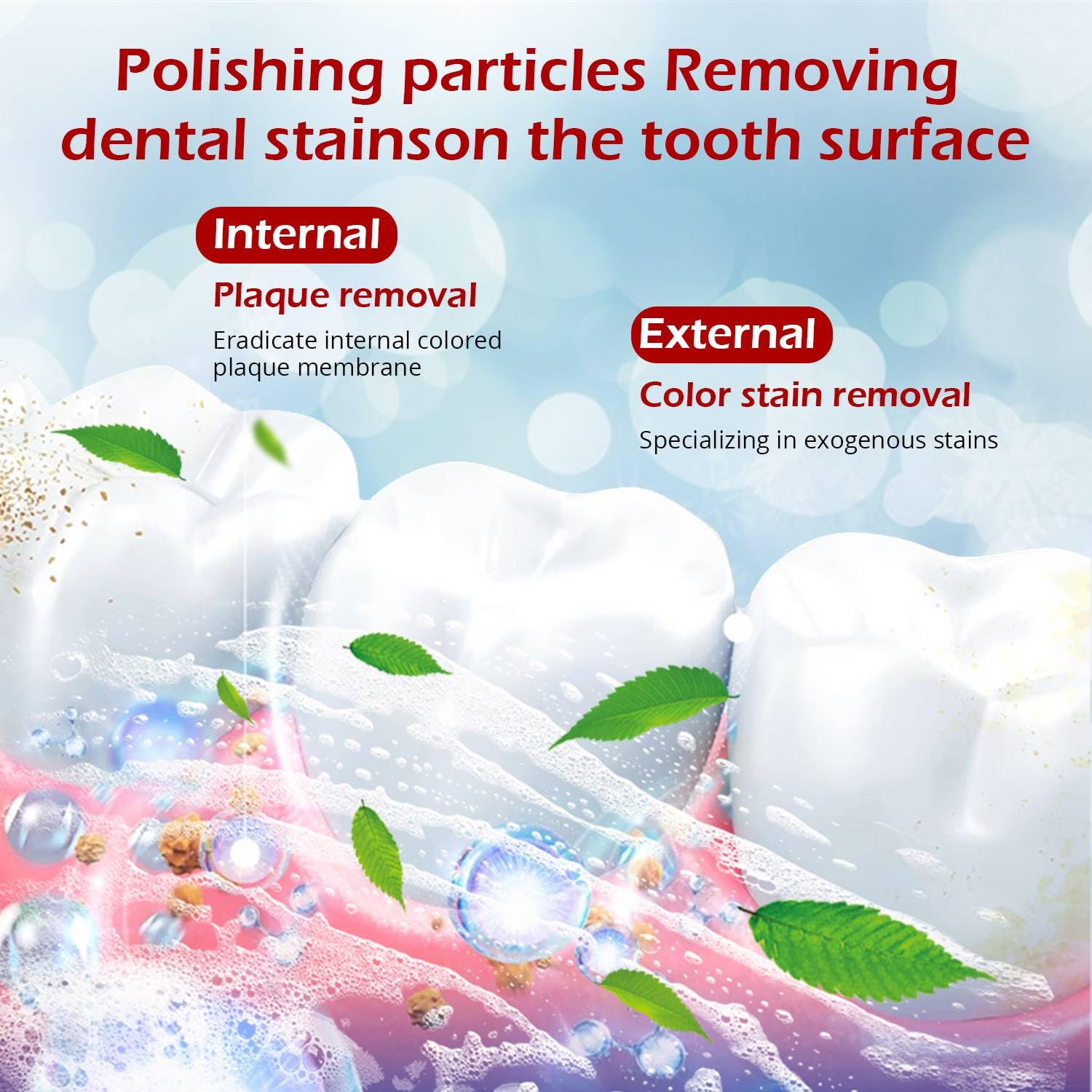 Fresh mint flavor imagery representing long-lasting freshness