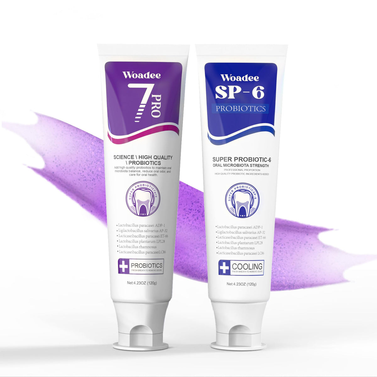 Blue SP-6 toothpaste tube