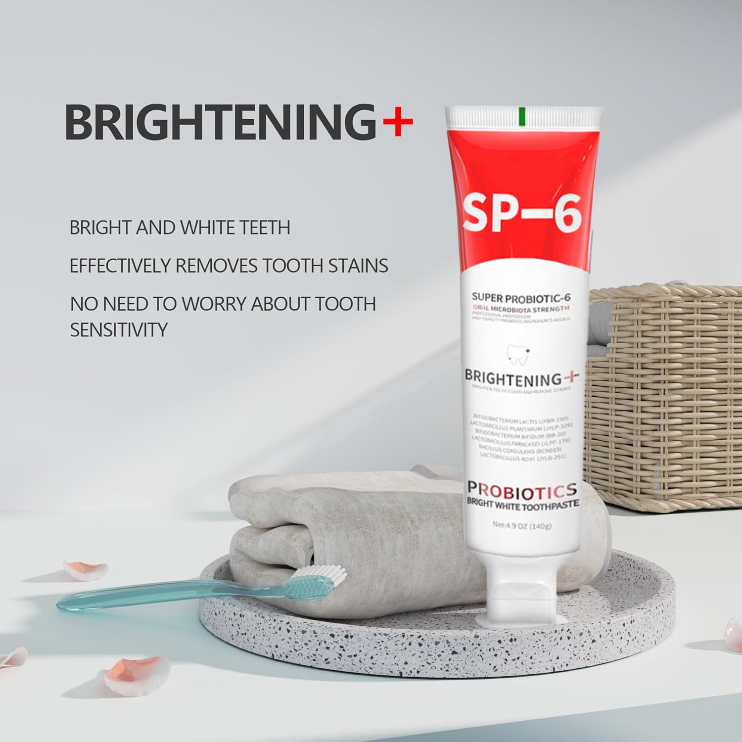 Sp-6 Ultra Whitening Toothpaste front packaging